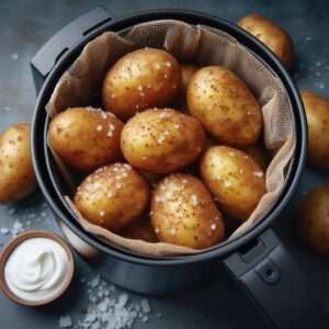Печени цели картофи в Еър Фрайър