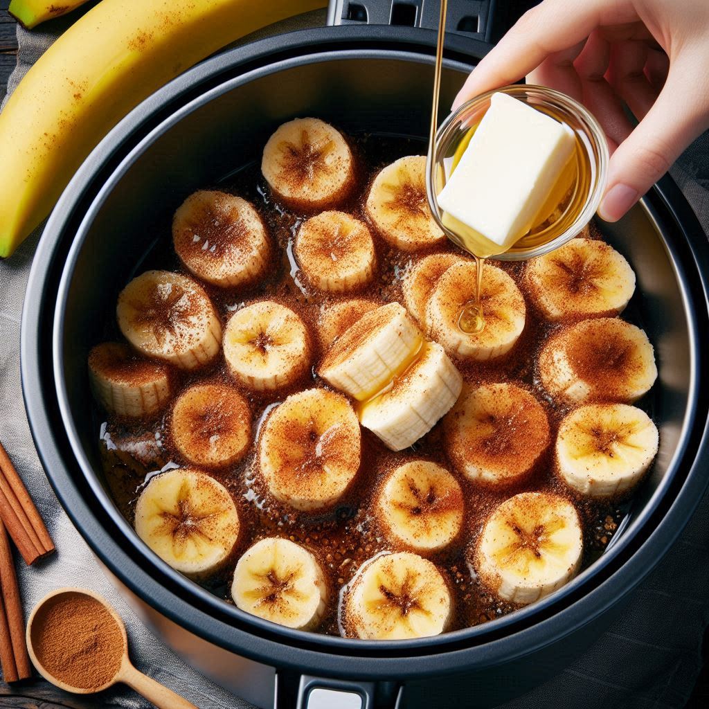 Карамелизирани банани в еър фрайър: Лесна и вкусна наслада