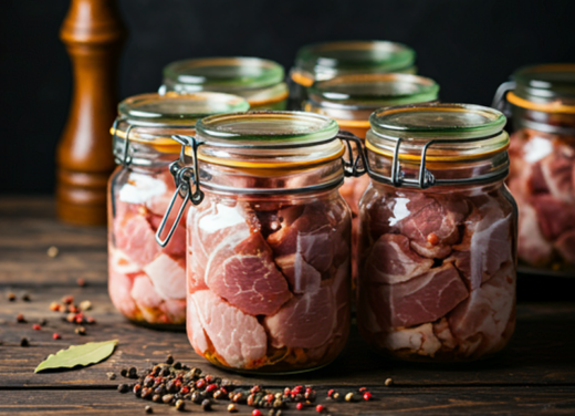 Най-вкусното свинско месо в буркани: тайни и рецепти