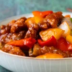 Свинско със зеленчуци по китайски в еър фрайър