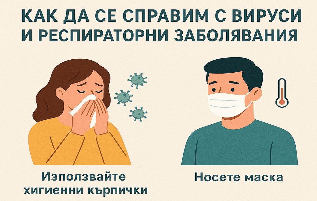 Как да се справим с вируси и респираторни заболявания