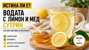 Истина ли е? Водата с лимон и мед сутрин е чудодейна за здравето