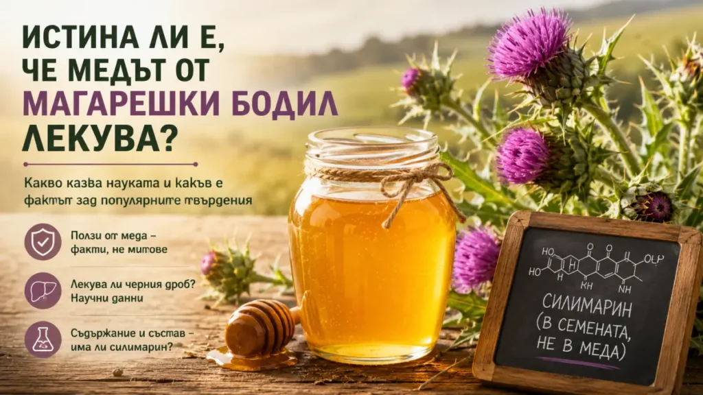 Истина ли е, че медът от магарешки бодил лекува?