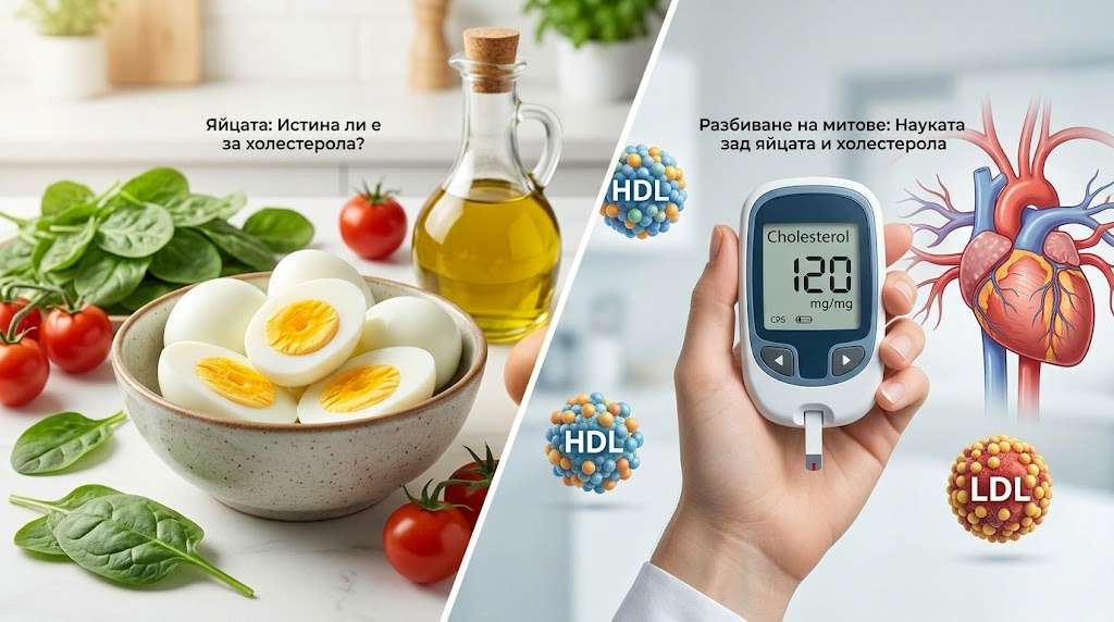 Истина ли е, че яйцата повишават холестерола?
